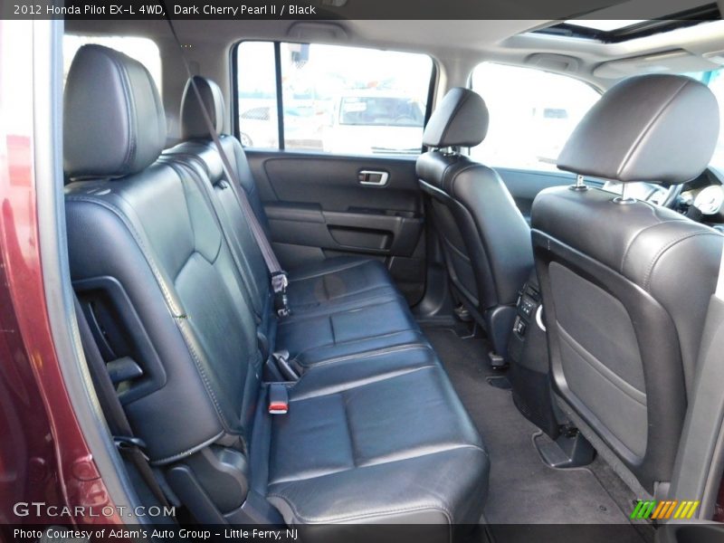 Dark Cherry Pearl II / Black 2012 Honda Pilot EX-L 4WD