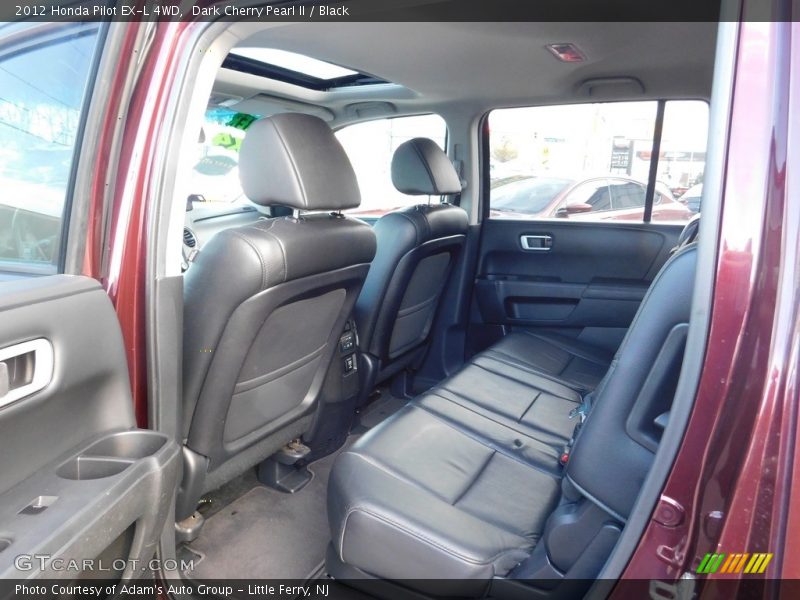Dark Cherry Pearl II / Black 2012 Honda Pilot EX-L 4WD
