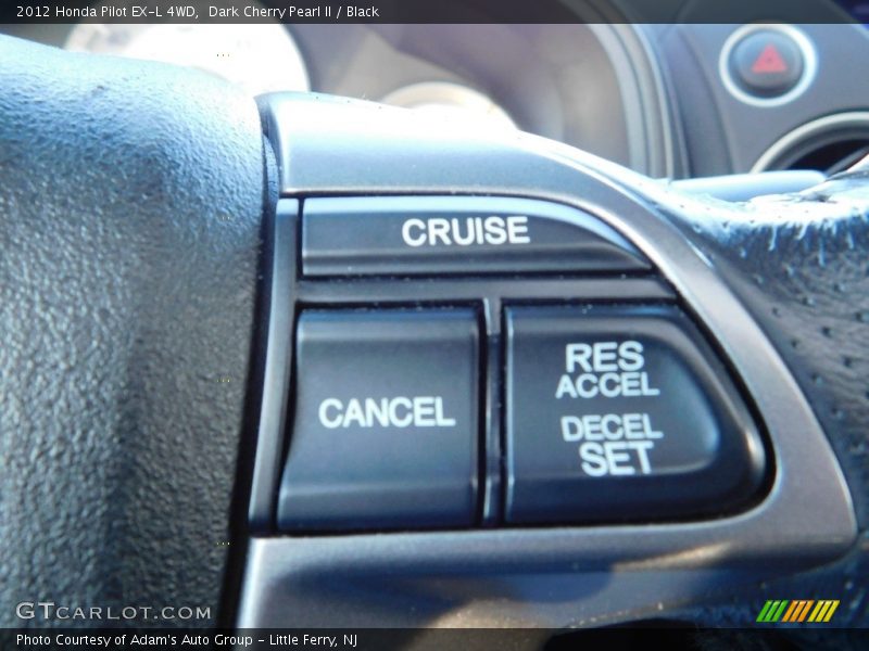 Dark Cherry Pearl II / Black 2012 Honda Pilot EX-L 4WD