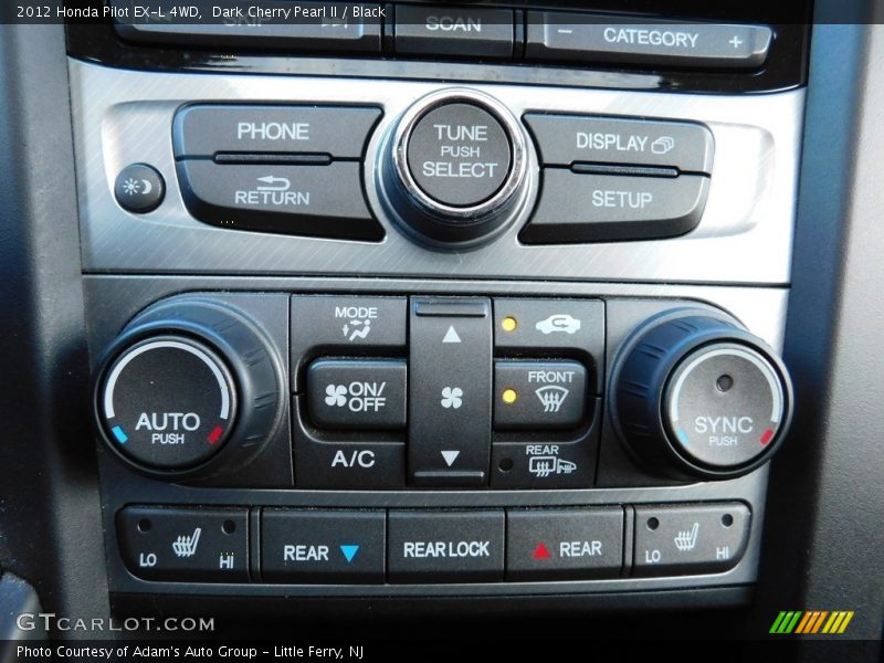 Dark Cherry Pearl II / Black 2012 Honda Pilot EX-L 4WD