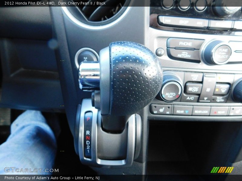 Dark Cherry Pearl II / Black 2012 Honda Pilot EX-L 4WD