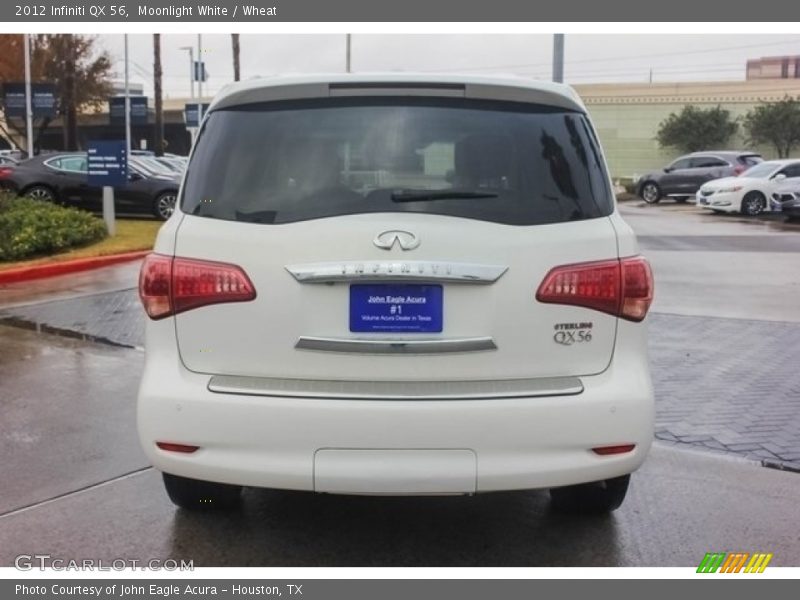 Moonlight White / Wheat 2012 Infiniti QX 56