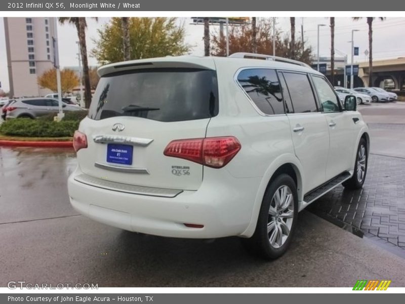 Moonlight White / Wheat 2012 Infiniti QX 56