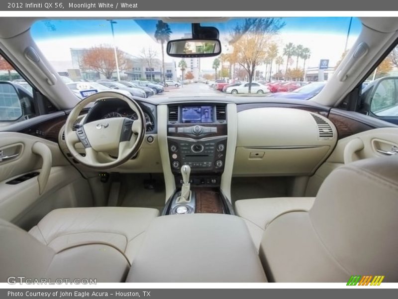 Moonlight White / Wheat 2012 Infiniti QX 56