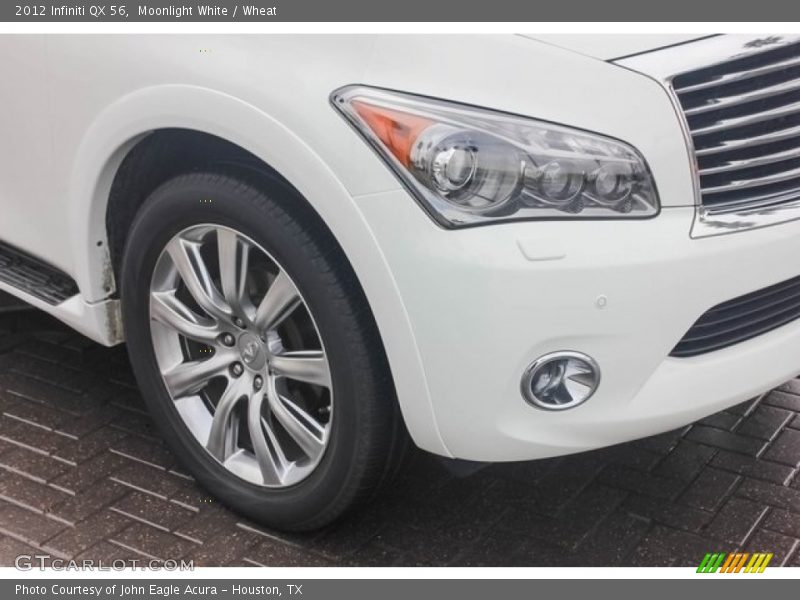 Moonlight White / Wheat 2012 Infiniti QX 56