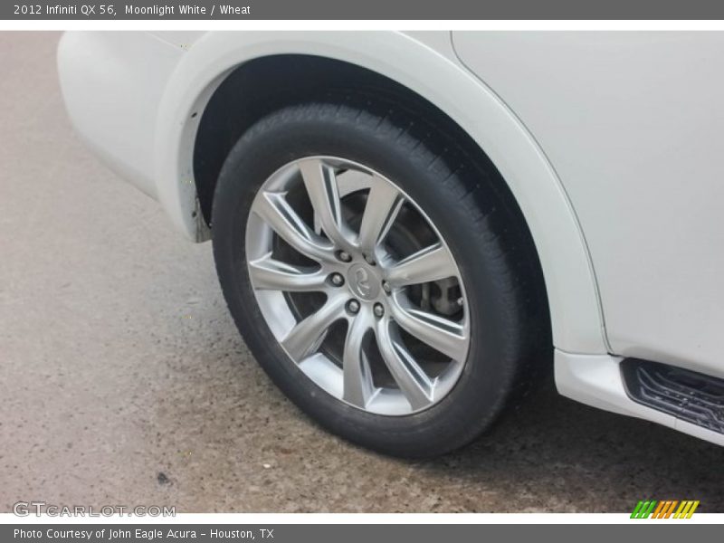 Moonlight White / Wheat 2012 Infiniti QX 56