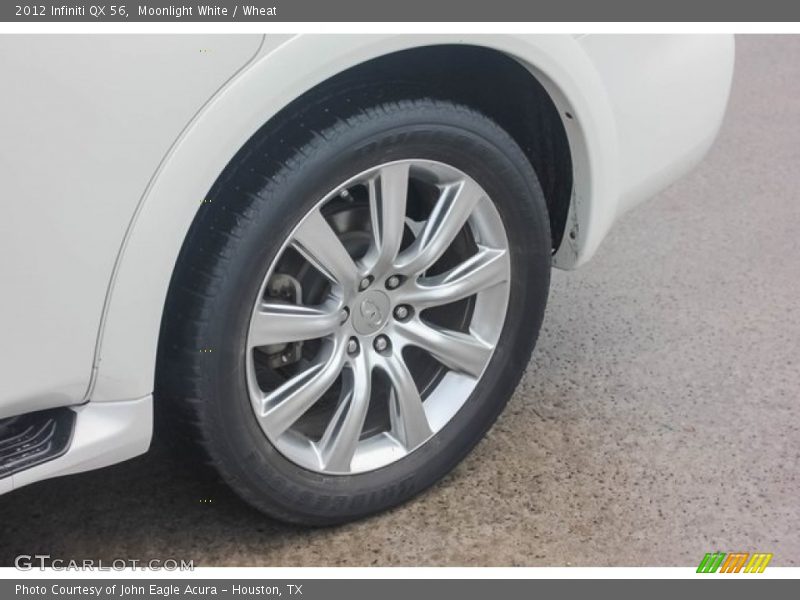 Moonlight White / Wheat 2012 Infiniti QX 56