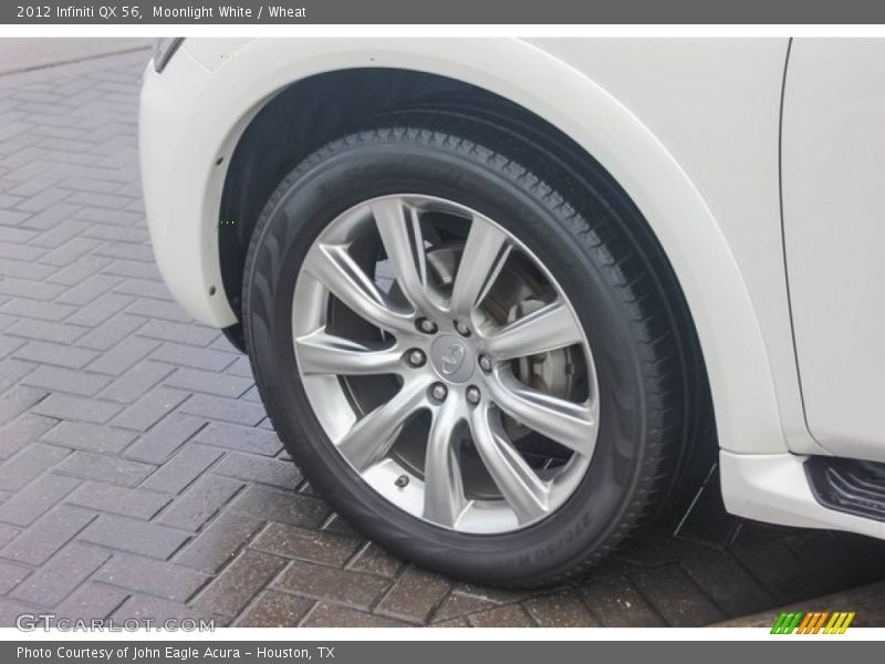 Moonlight White / Wheat 2012 Infiniti QX 56
