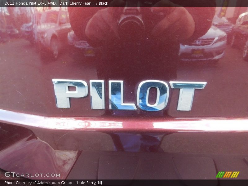 Dark Cherry Pearl II / Black 2012 Honda Pilot EX-L 4WD