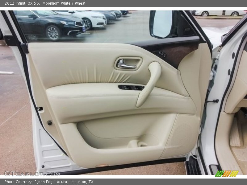 Moonlight White / Wheat 2012 Infiniti QX 56