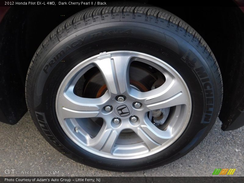 Dark Cherry Pearl II / Black 2012 Honda Pilot EX-L 4WD