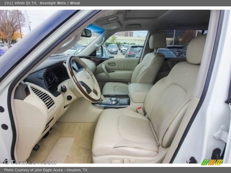 Moonlight White / Wheat 2012 Infiniti QX 56