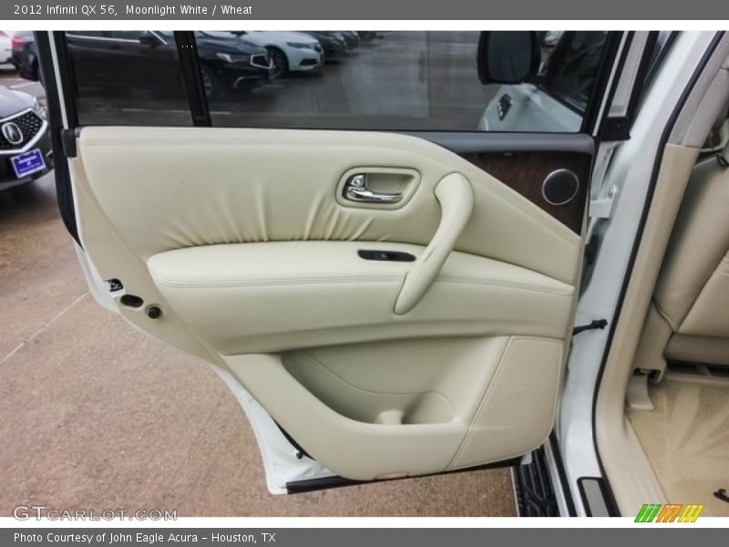 Moonlight White / Wheat 2012 Infiniti QX 56