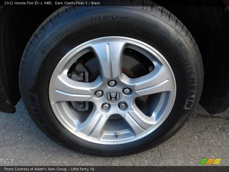 Dark Cherry Pearl II / Black 2012 Honda Pilot EX-L 4WD