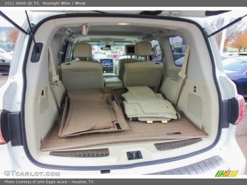 Moonlight White / Wheat 2012 Infiniti QX 56