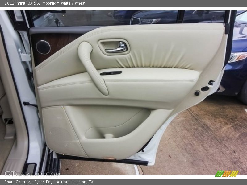 Moonlight White / Wheat 2012 Infiniti QX 56
