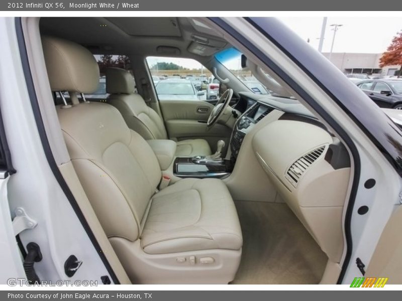 Moonlight White / Wheat 2012 Infiniti QX 56