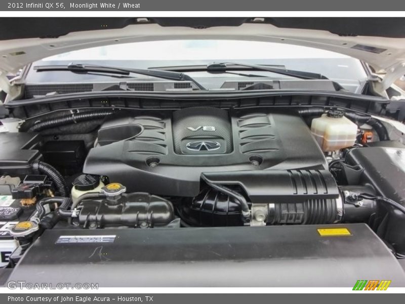 Moonlight White / Wheat 2012 Infiniti QX 56