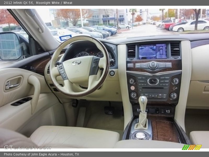 Moonlight White / Wheat 2012 Infiniti QX 56