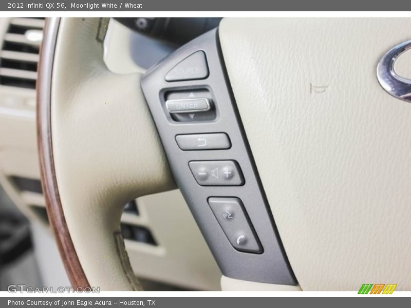 Moonlight White / Wheat 2012 Infiniti QX 56
