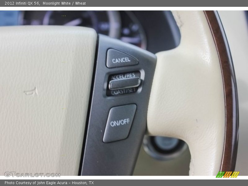 Moonlight White / Wheat 2012 Infiniti QX 56