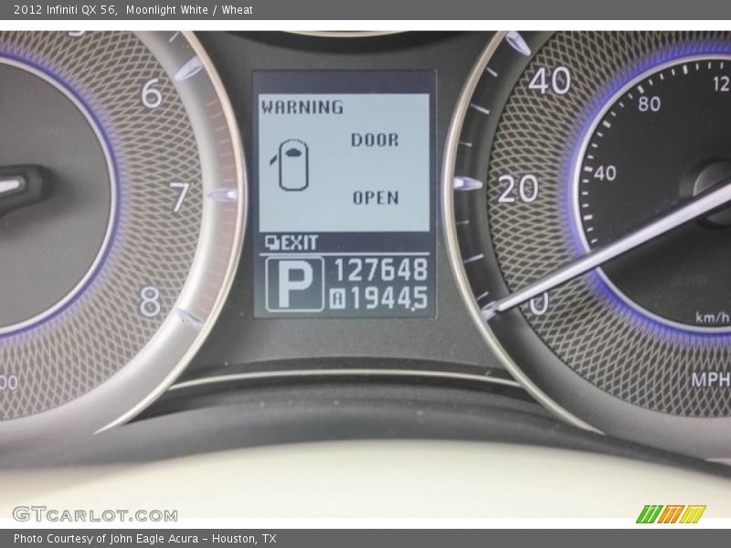 Moonlight White / Wheat 2012 Infiniti QX 56