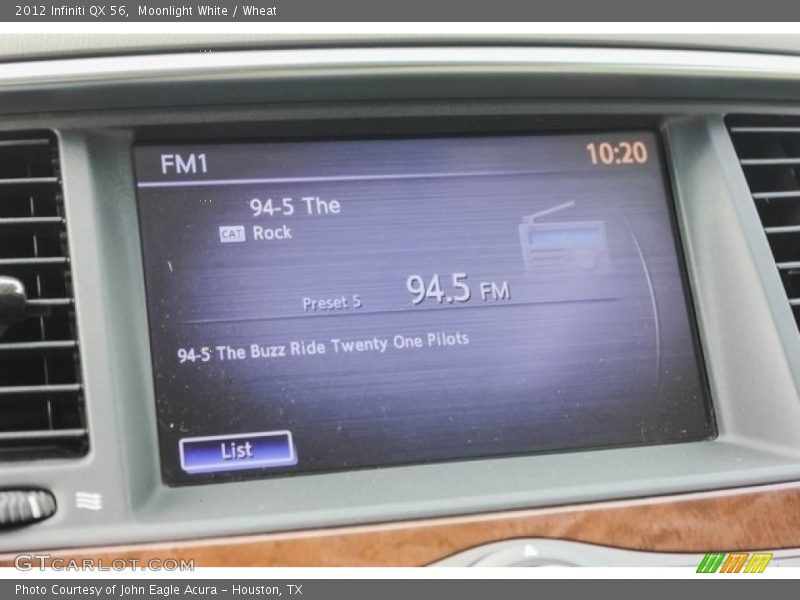 Moonlight White / Wheat 2012 Infiniti QX 56