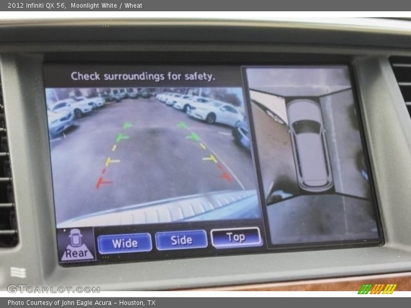 Moonlight White / Wheat 2012 Infiniti QX 56