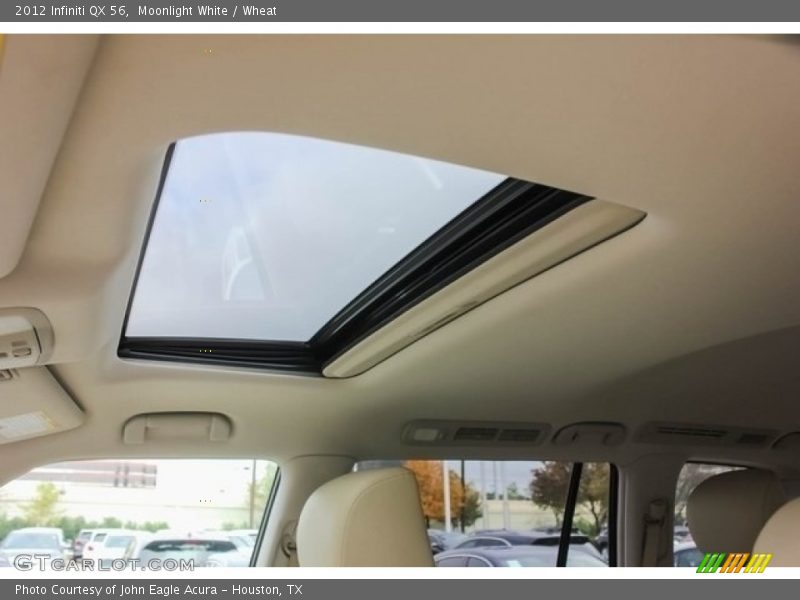 Moonlight White / Wheat 2012 Infiniti QX 56