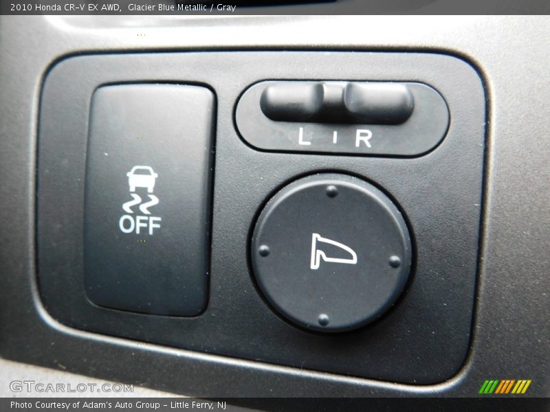 Glacier Blue Metallic / Gray 2010 Honda CR-V EX AWD