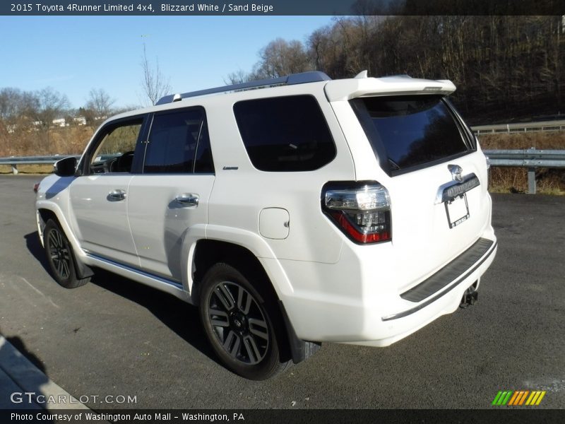Blizzard White / Sand Beige 2015 Toyota 4Runner Limited 4x4