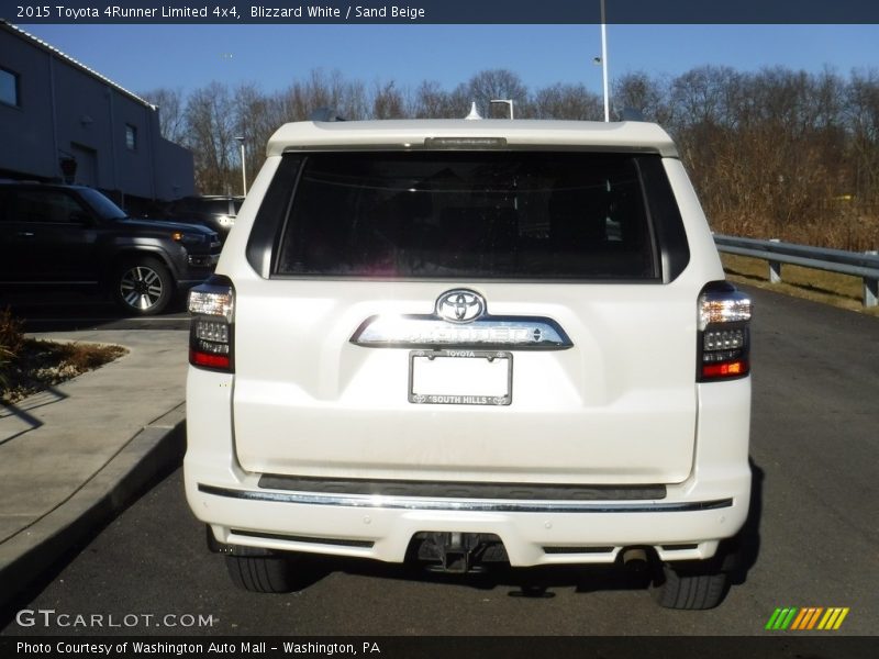 Blizzard White / Sand Beige 2015 Toyota 4Runner Limited 4x4