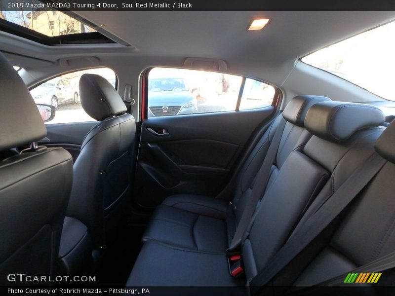 Soul Red Metallic / Black 2018 Mazda MAZDA3 Touring 4 Door