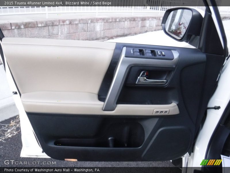 Blizzard White / Sand Beige 2015 Toyota 4Runner Limited 4x4