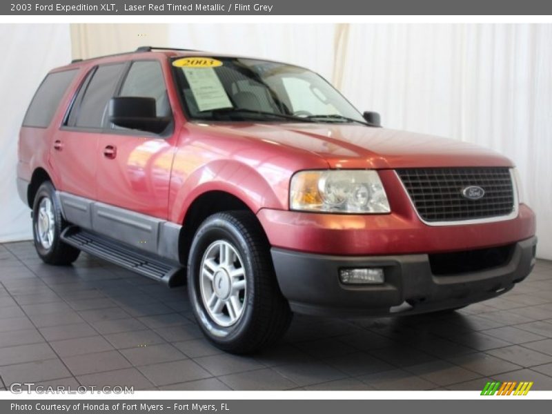 Laser Red Tinted Metallic / Flint Grey 2003 Ford Expedition XLT