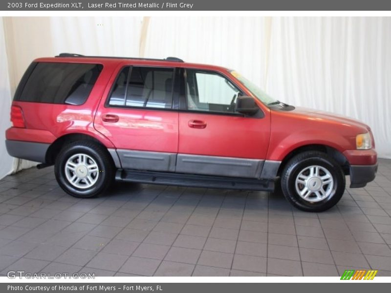 Laser Red Tinted Metallic / Flint Grey 2003 Ford Expedition XLT