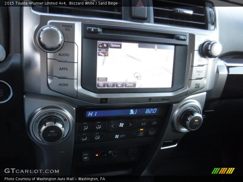 Blizzard White / Sand Beige 2015 Toyota 4Runner Limited 4x4