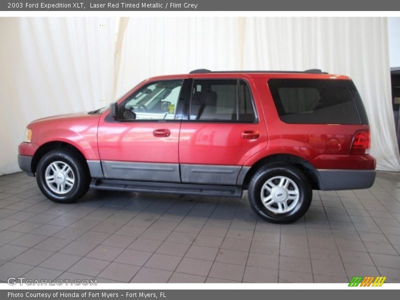 Laser Red Tinted Metallic / Flint Grey 2003 Ford Expedition XLT