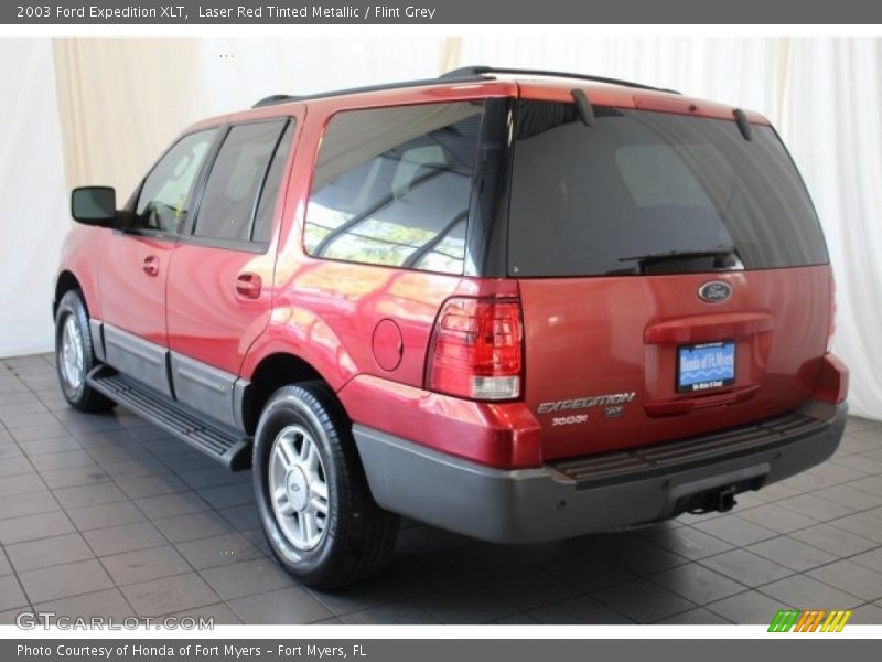 Laser Red Tinted Metallic / Flint Grey 2003 Ford Expedition XLT