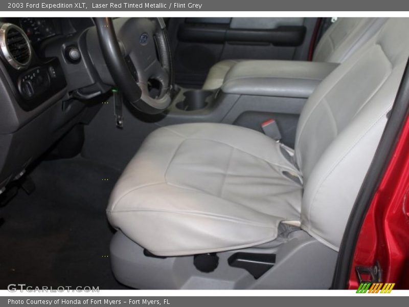 Laser Red Tinted Metallic / Flint Grey 2003 Ford Expedition XLT