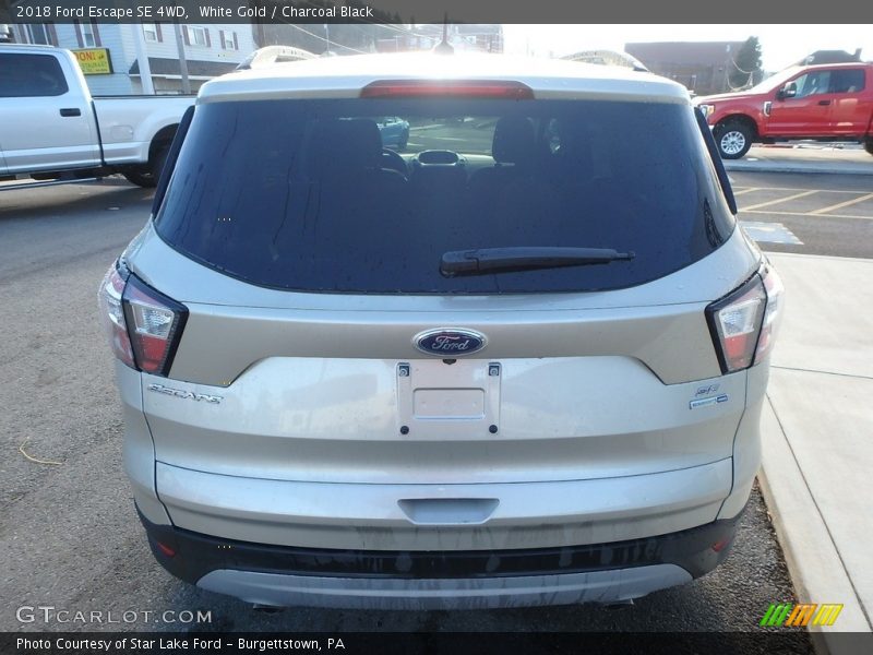 White Gold / Charcoal Black 2018 Ford Escape SE 4WD