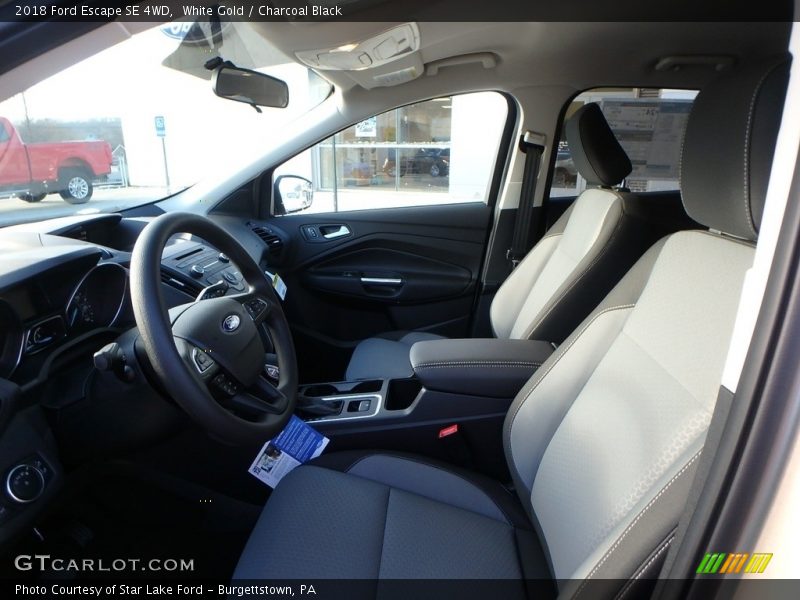 White Gold / Charcoal Black 2018 Ford Escape SE 4WD