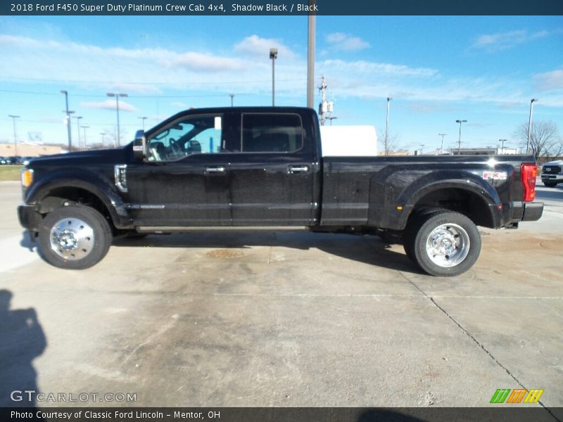  2018 F450 Super Duty Platinum Crew Cab 4x4 Shadow Black