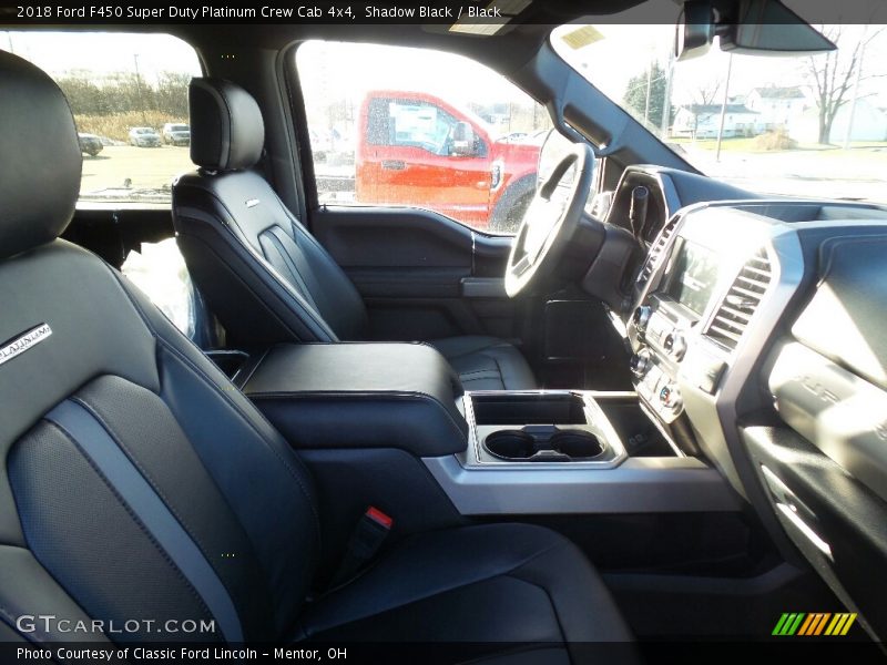 Front Seat of 2018 F450 Super Duty Platinum Crew Cab 4x4