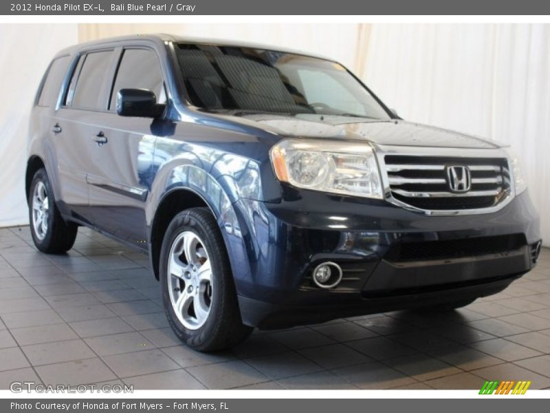 Bali Blue Pearl / Gray 2012 Honda Pilot EX-L