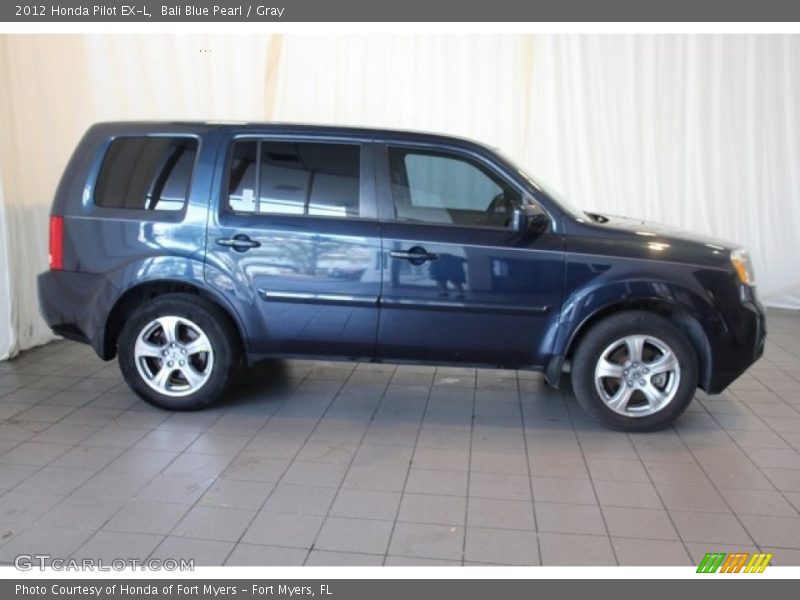 Bali Blue Pearl / Gray 2012 Honda Pilot EX-L
