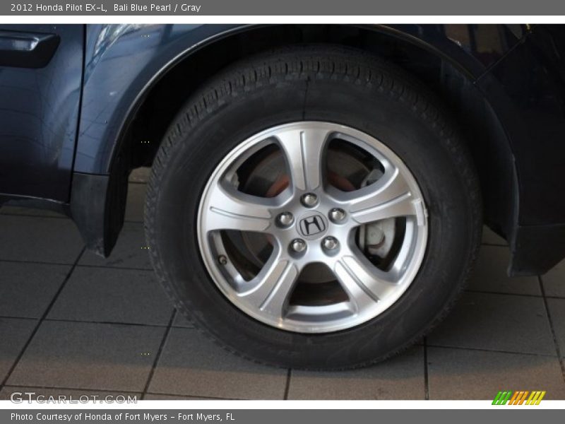 Bali Blue Pearl / Gray 2012 Honda Pilot EX-L