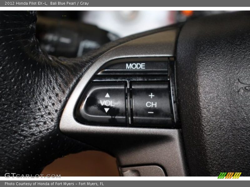 Bali Blue Pearl / Gray 2012 Honda Pilot EX-L