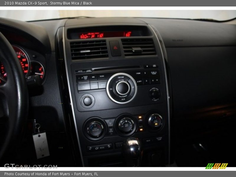 Stormy Blue Mica / Black 2010 Mazda CX-9 Sport