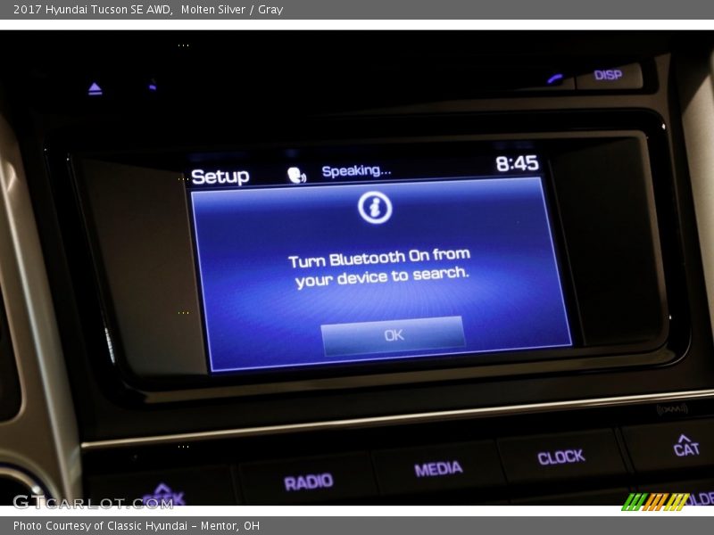 Molten Silver / Gray 2017 Hyundai Tucson SE AWD